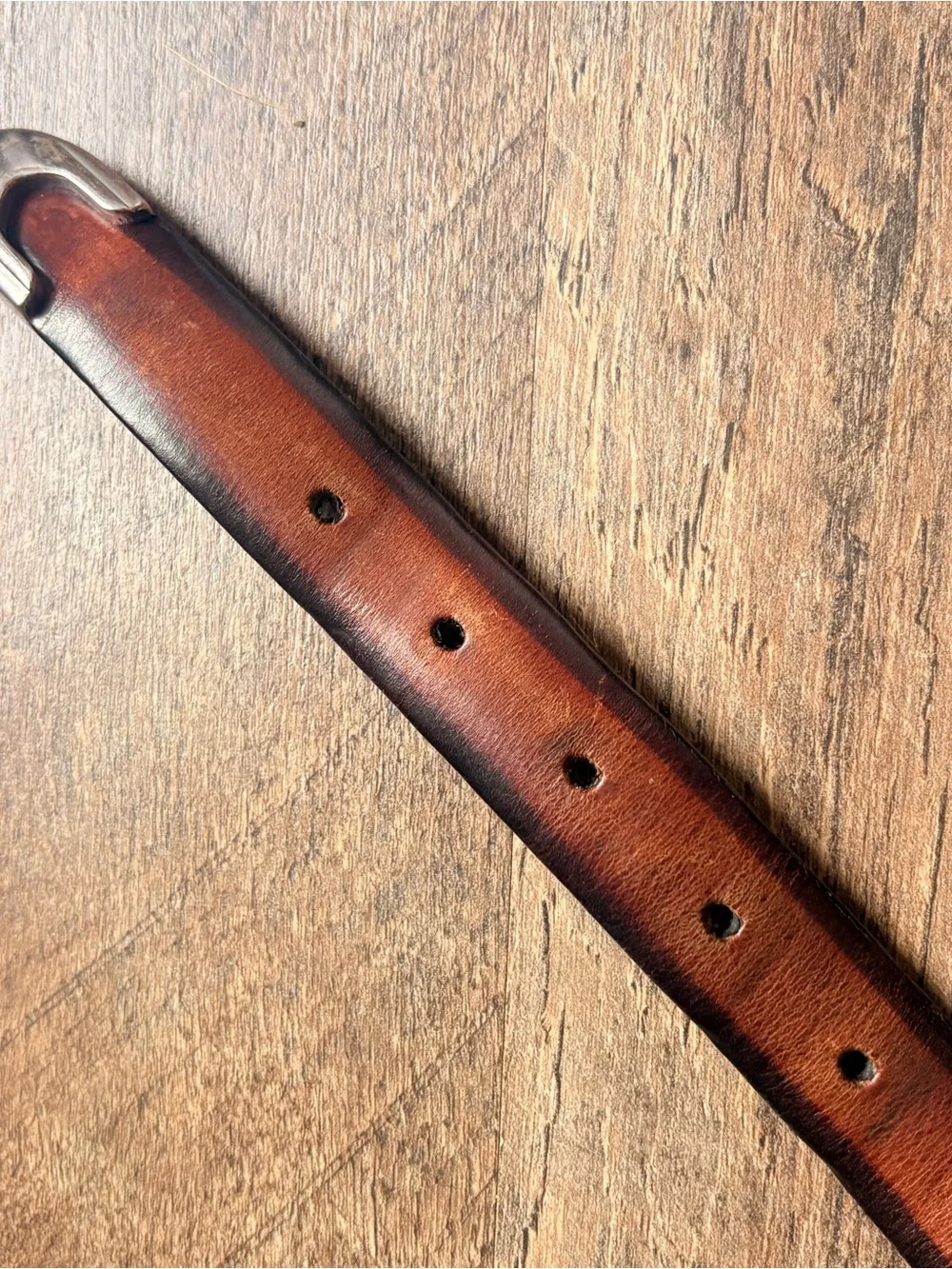 Brighton Leather Vintage Belt Women’s Small/Medium Native American Buffalo Bead